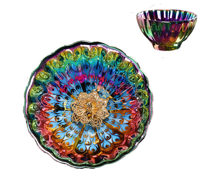 The Rainbow Peacock Cup